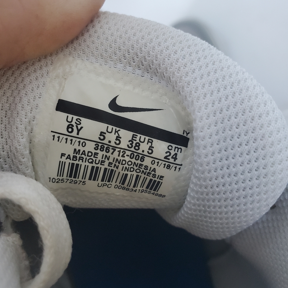 NIKE 6.0 Youth Avid Blue and Grey Shoes Sz 6Y - Girls & Boys - Picture 9 of 14